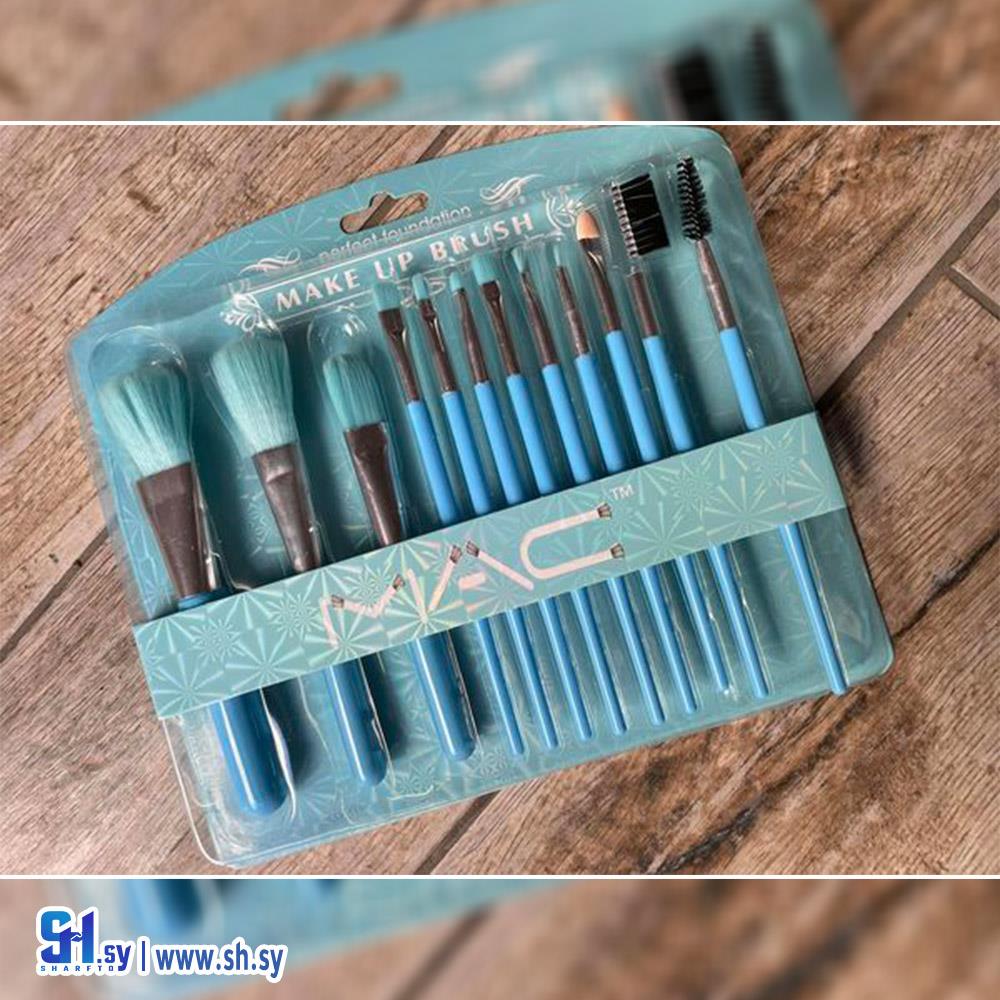 مجموعة فراشي مكياج 12 فرشاة (مسايا لمستحضرات التجميل)