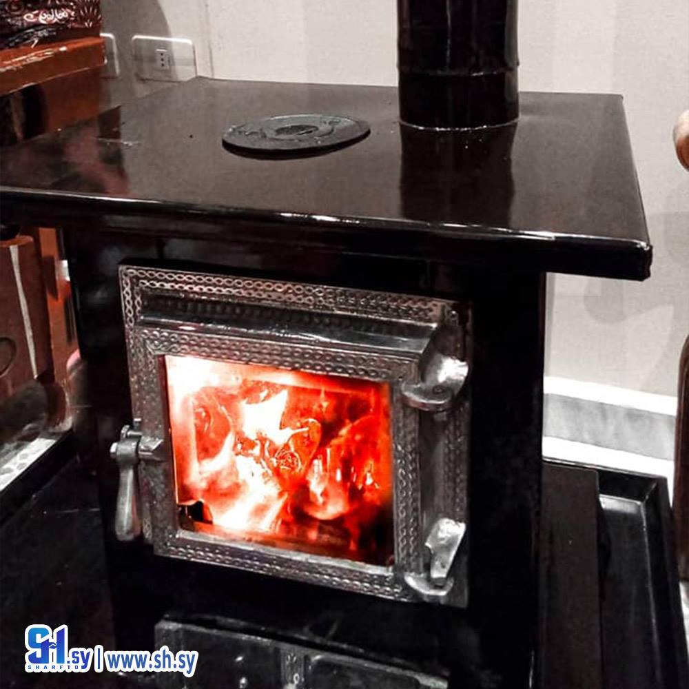 مدفأة حطب صغيرة(محمد عبد العظيم لصناعة المدافئ)