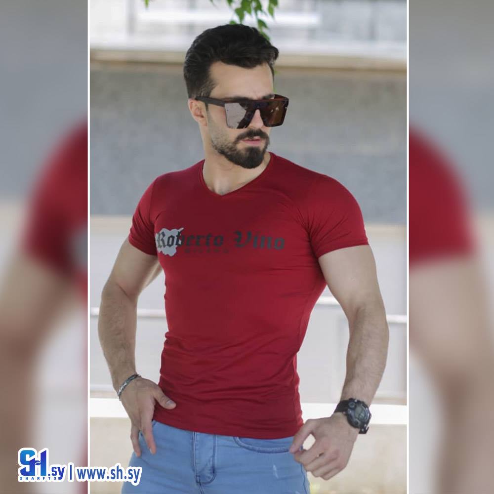 كنزة رجالي طبعة Roberto (ألبسة جود)