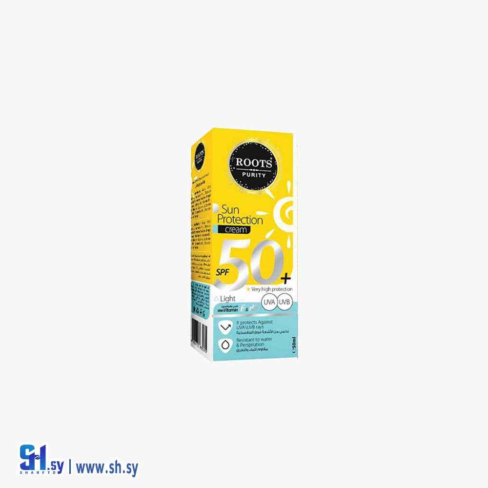 واقي شمسي شفاف مع عامل حماية 50 spf spf (Roots Purity)