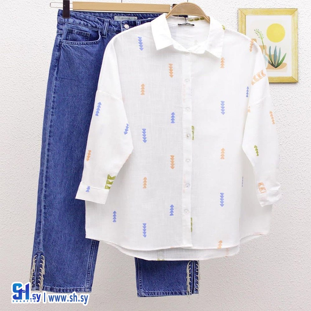 قميص بوبلين صيفي(Fuchia)