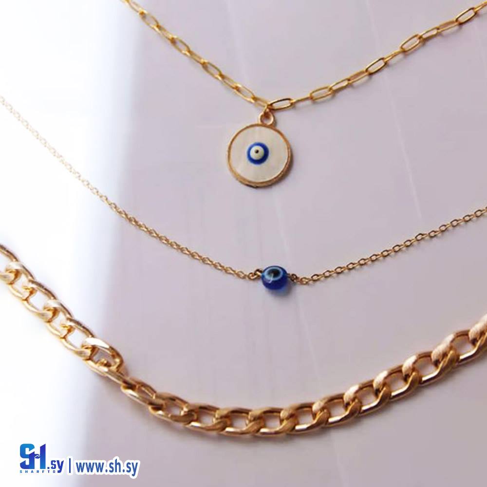 قلادة 3 ادوار  (Nostalgie Accessories)