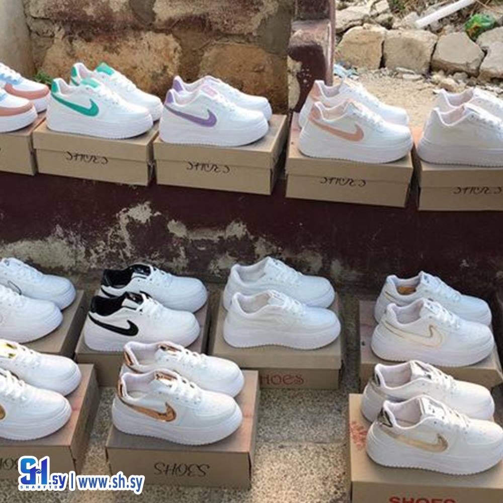 حذاء نسواني  ساق قصير نعل نفاش طري  (أحذية بوظة)