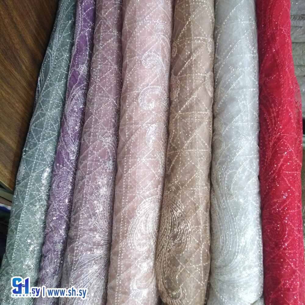 قماش تول مشكوك نول تابلويات (أقمشة روز)