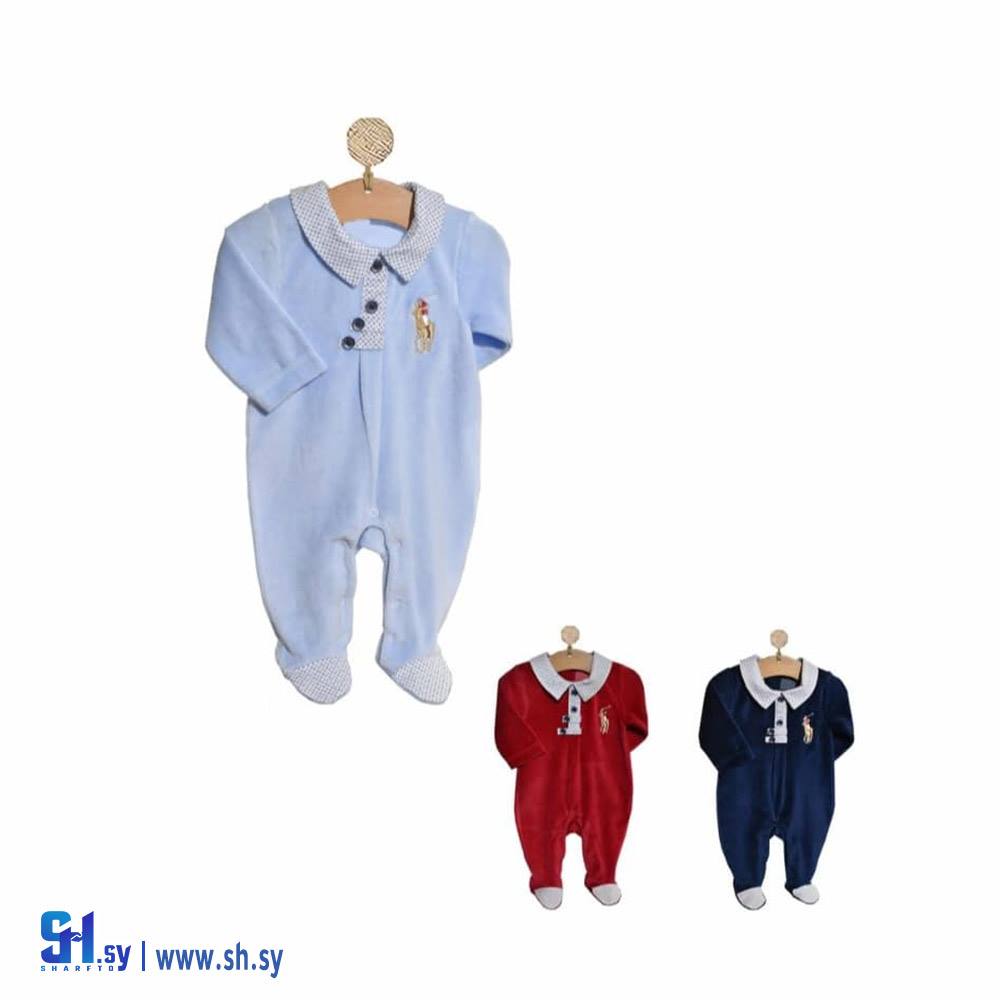 أفرول مخمل صبياني موديل 7065 (عقاد بيبي)