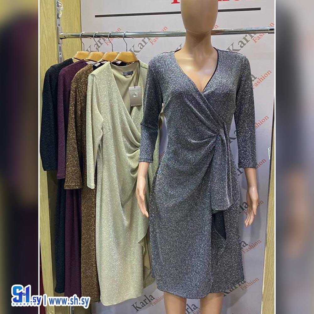 فستان نسائي موديل 5748 (أزياء البتول)