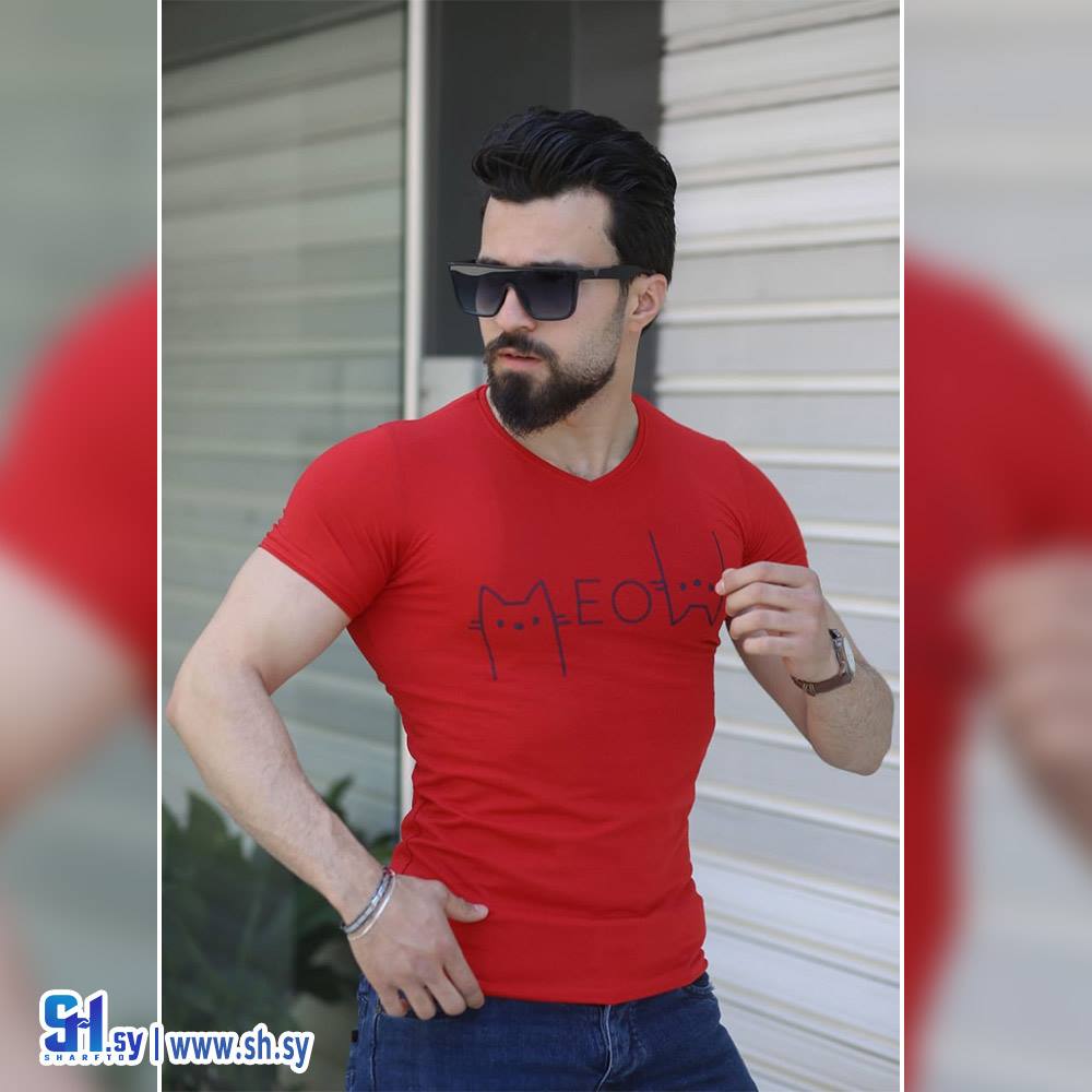 كنزة رجالي طبعة Meow (ألبسة جود)