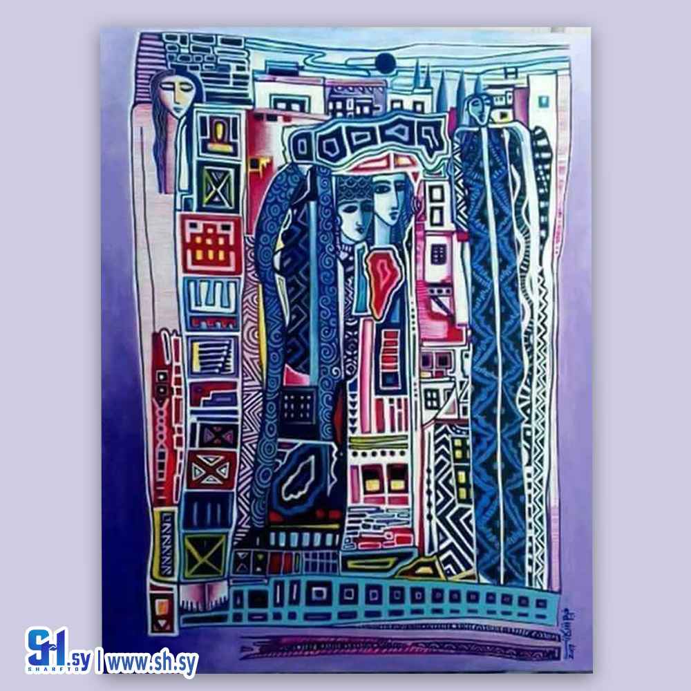 رسمة اكرليك على قماش 9 (AlFredo Shankan)