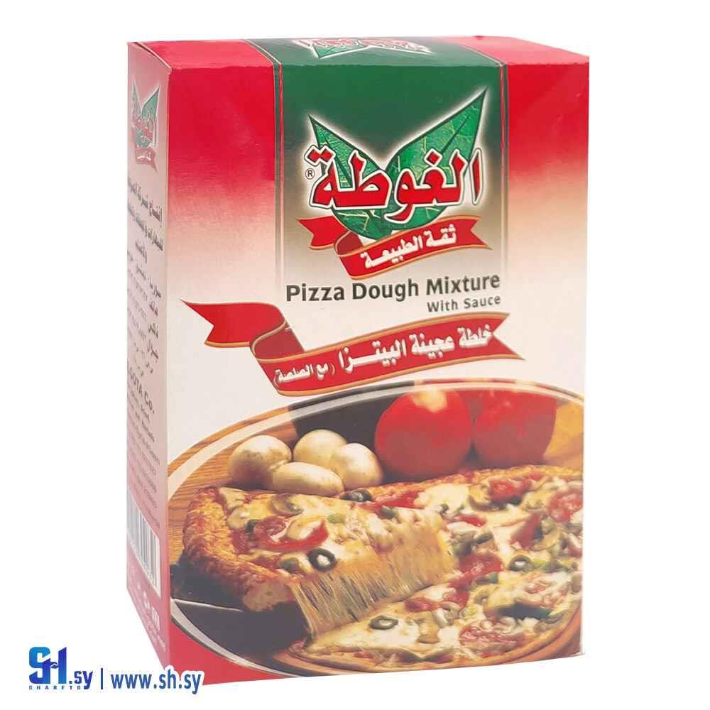خلطة البيتزا مع صلصة (الغوطة)