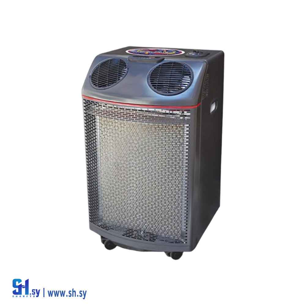 دفاية غاز شاشة كاملة مع كهرباء وتوربين نظام حماية (الصباع للتجارة)