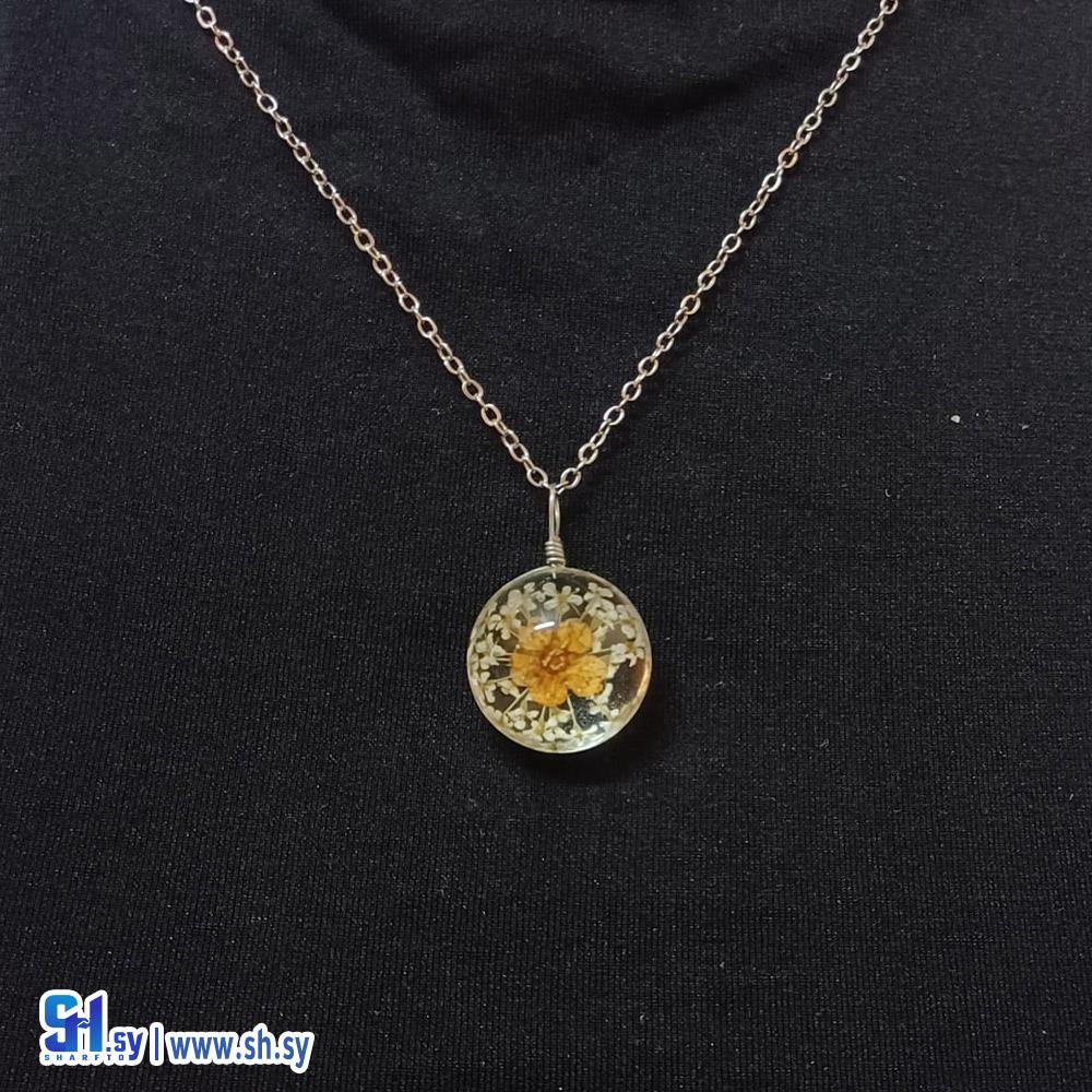 سنسال مع تعليقة وردة مجففة 1 (EVA STORE)