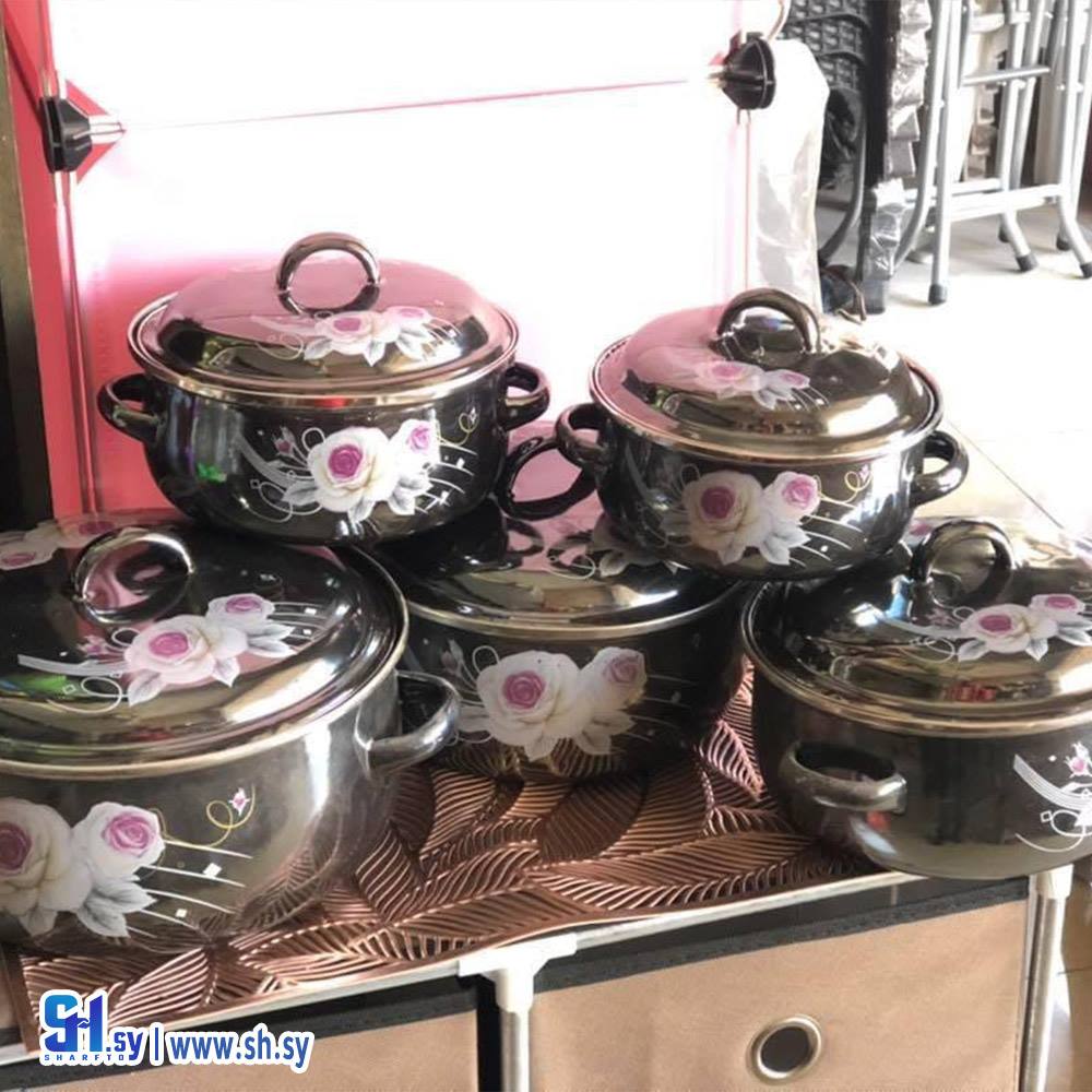 طقم طناجر موديل 2 (ريان بلاست)