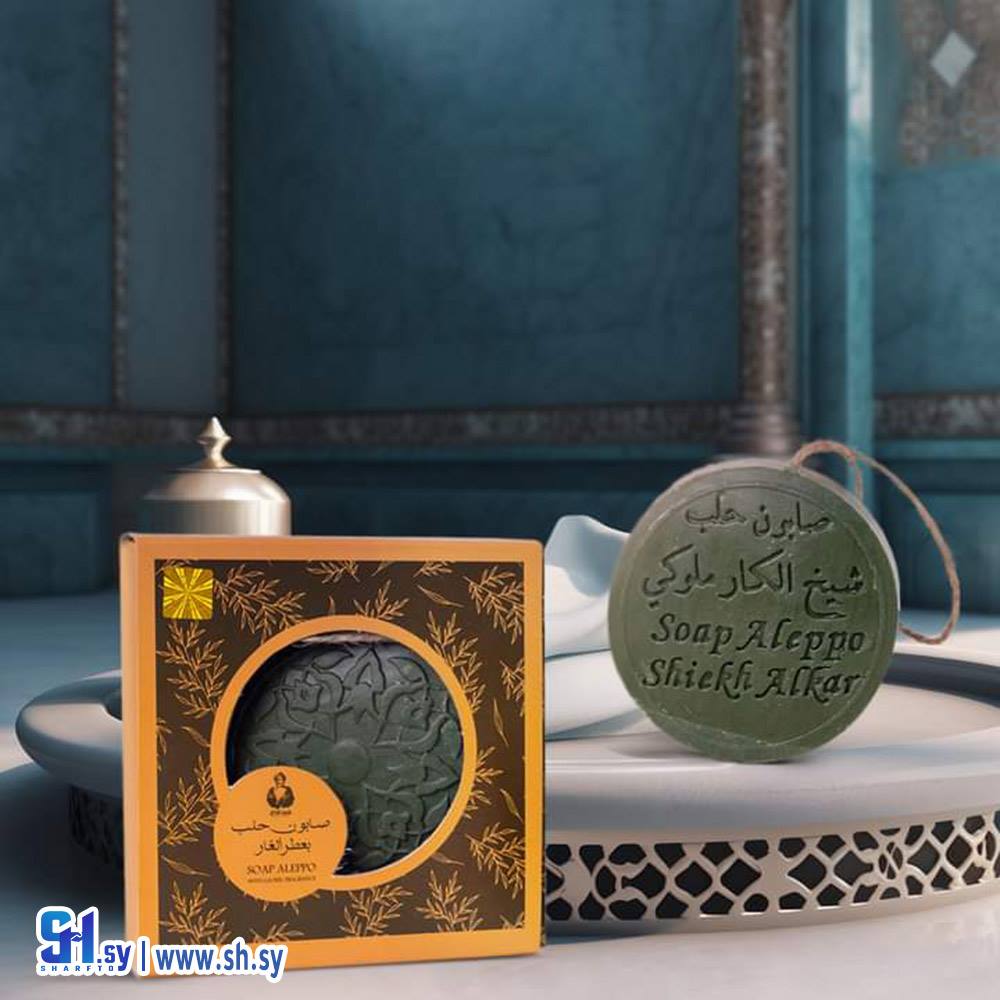 صابونة بعطر الغار (مؤسسة العود و العنبر التجارية (شيخ الكار))