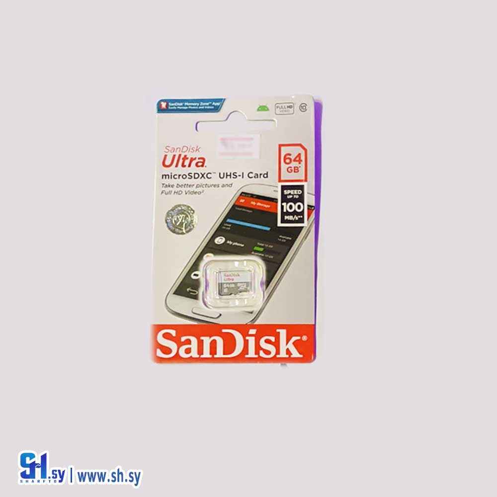 ذاكرة داخلية microSDXC UHS-I  64 جيجابايت(MEGA TRON)