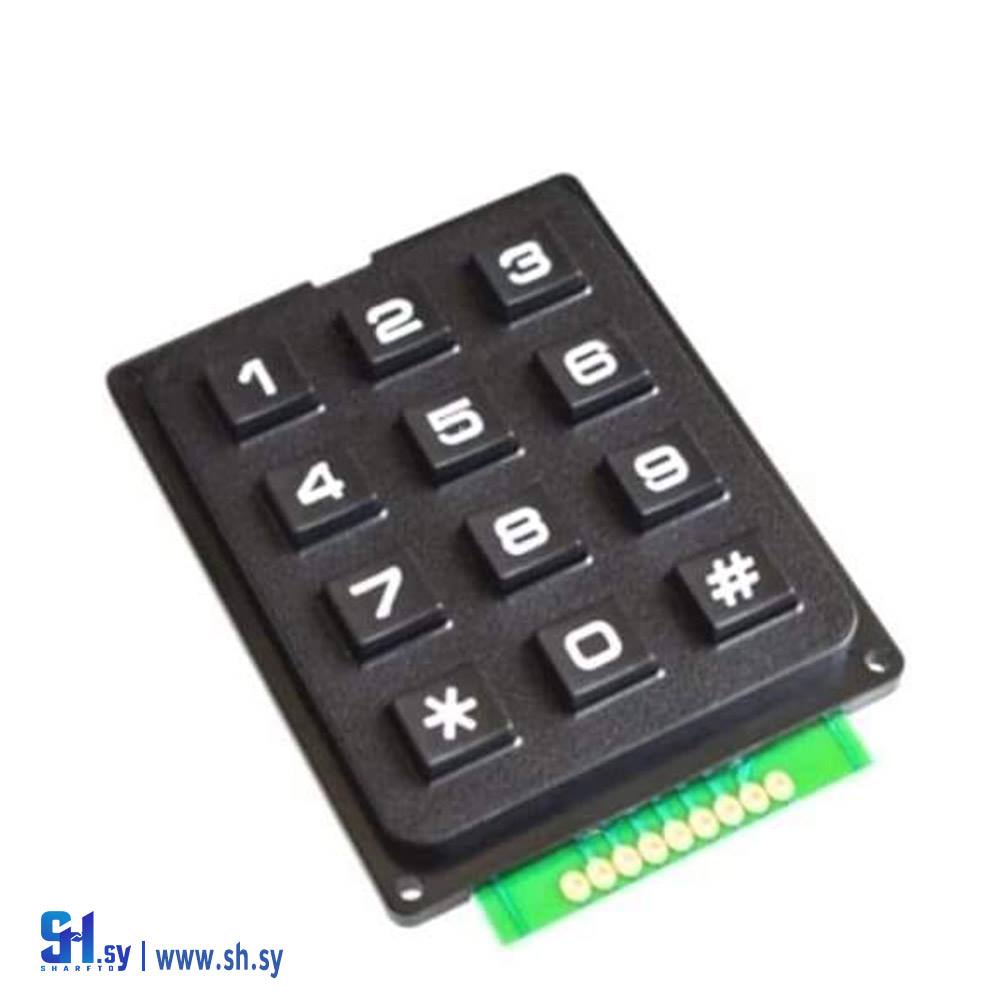 12KEY كيبادة اسود بلاستيك (paython store)