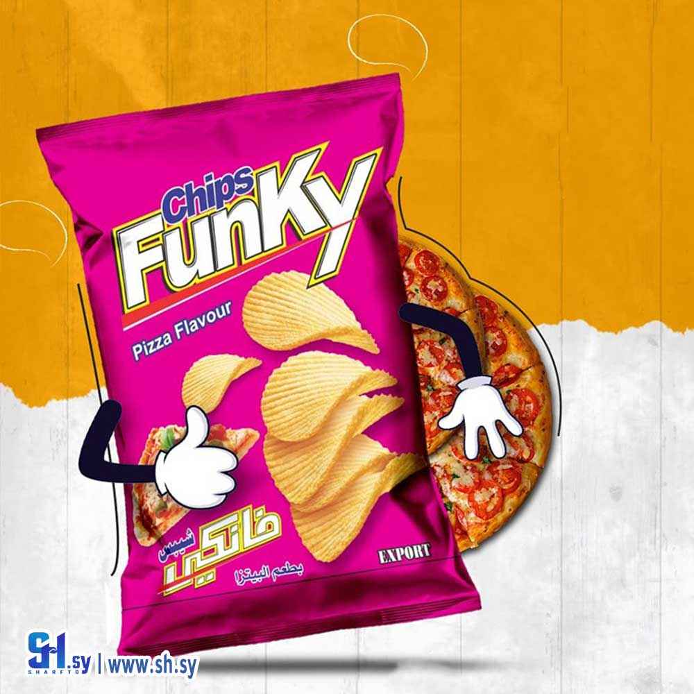 شيبس فانكي بنكهة البيتزا (صبا)