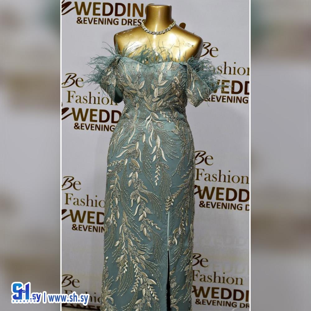 فستان بدون أكتاف (be fashion)