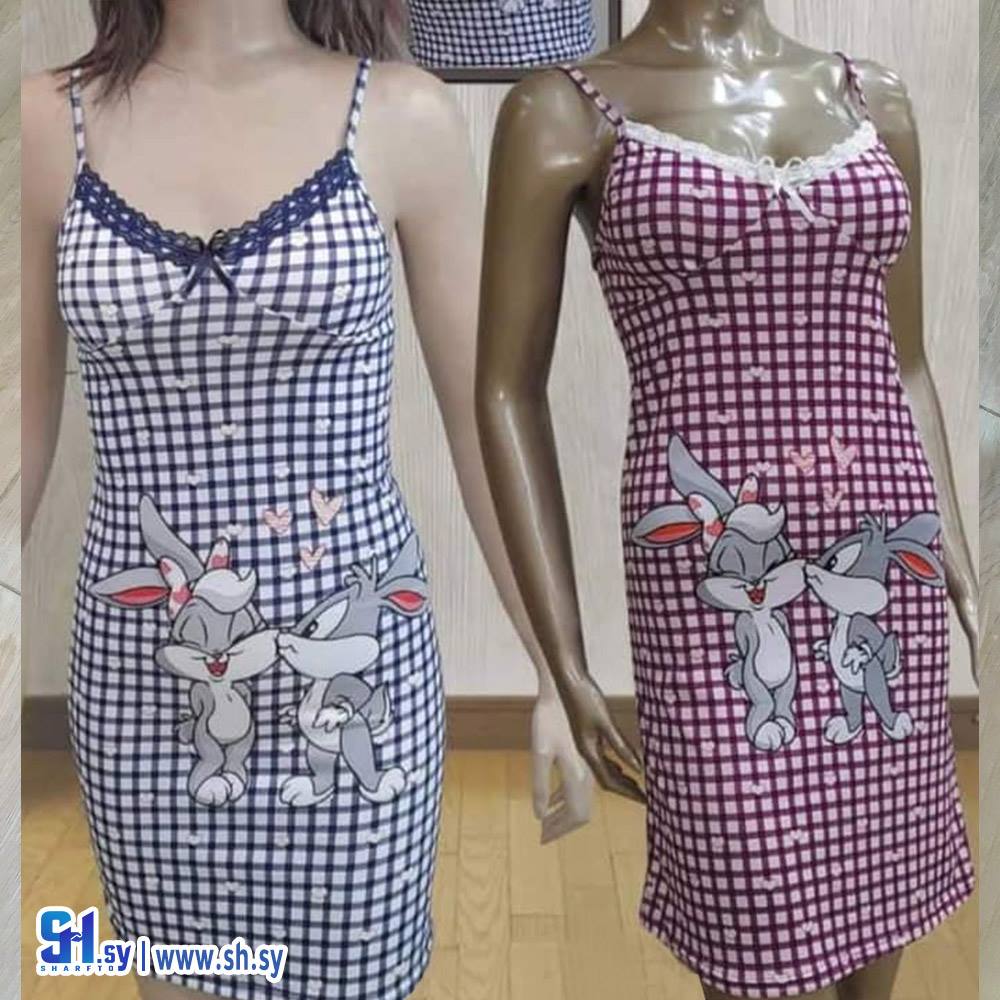 روب نسائي بحري طباعة ديجيتال (الخشيفاتي)