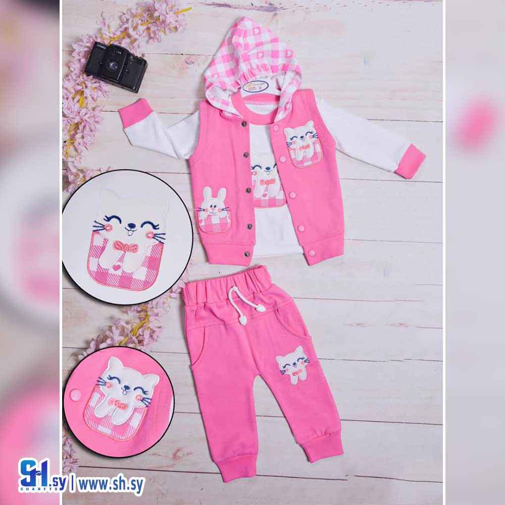 بيجامة بناتي موديل 1702 (بي بي M H)