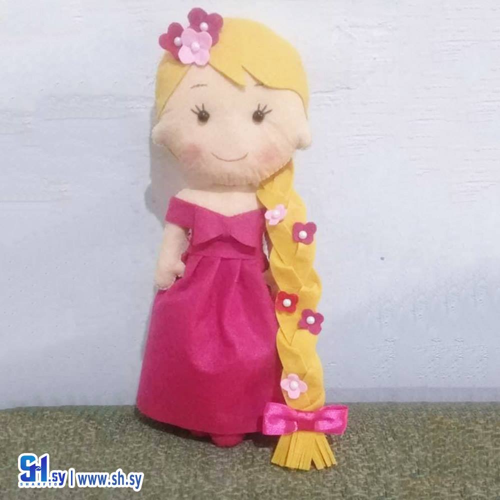 لعبة روبانزل(روز لخياطة الالعاب)