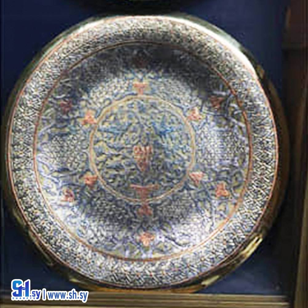 صينية نحاس D005 (حاضنة دمر المركزية للفنون الحرفية)