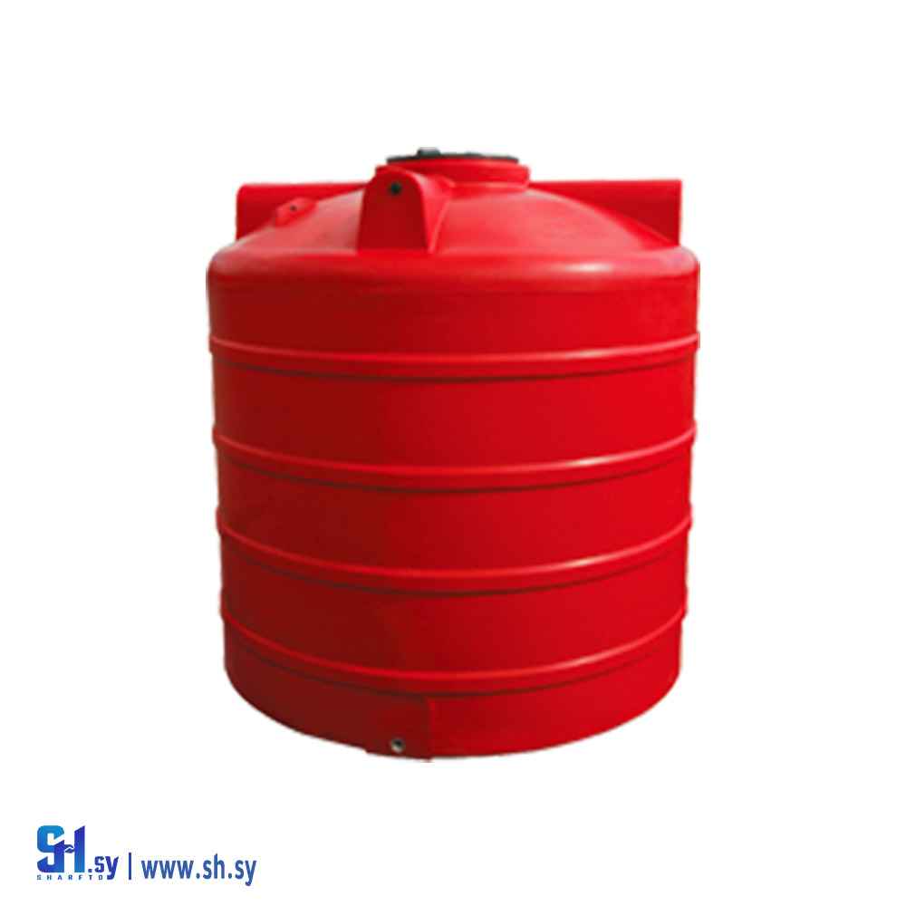 خزان ماء 7500 لتر مدور عامودي (ريان بلاست)