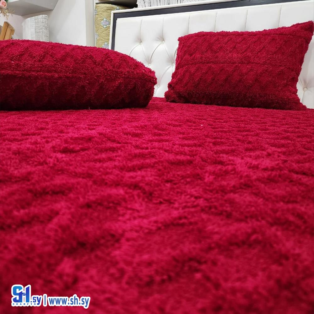 طقم  شرشف مطاط صوف 18 (بياضات عزقول)