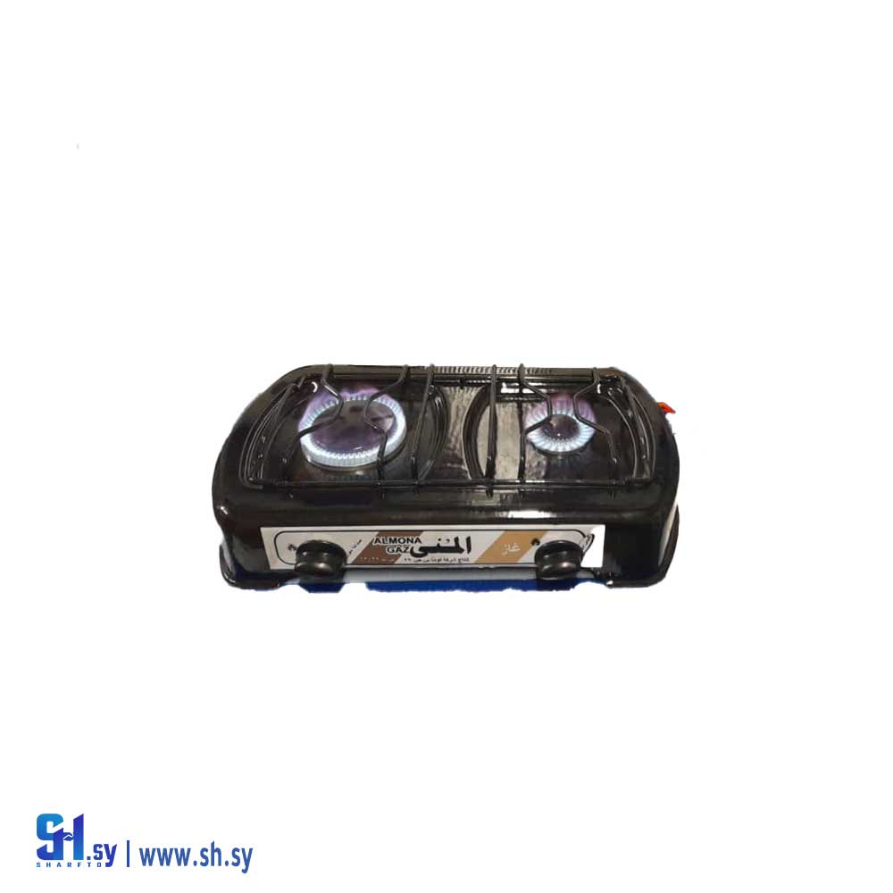 طباخ غاز رأسين بأحجام مختلفة (شركة صبحي وجورج توما)