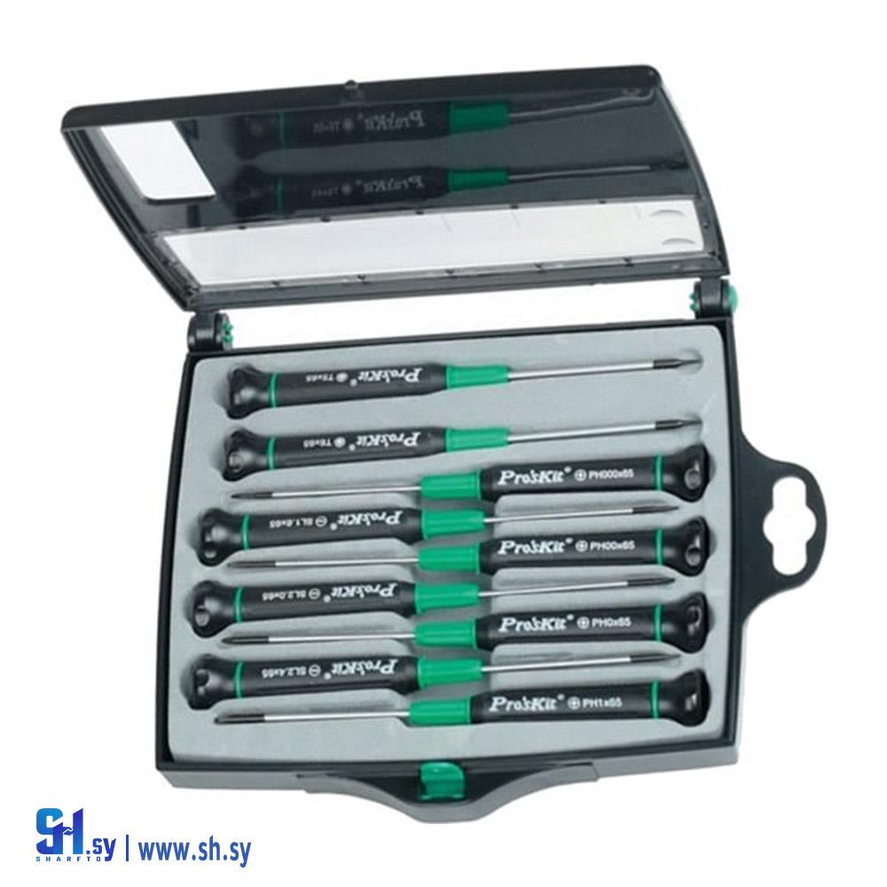 طقم مفكات الكترونية  7 قطع (قطرنجي للالكترونيات)