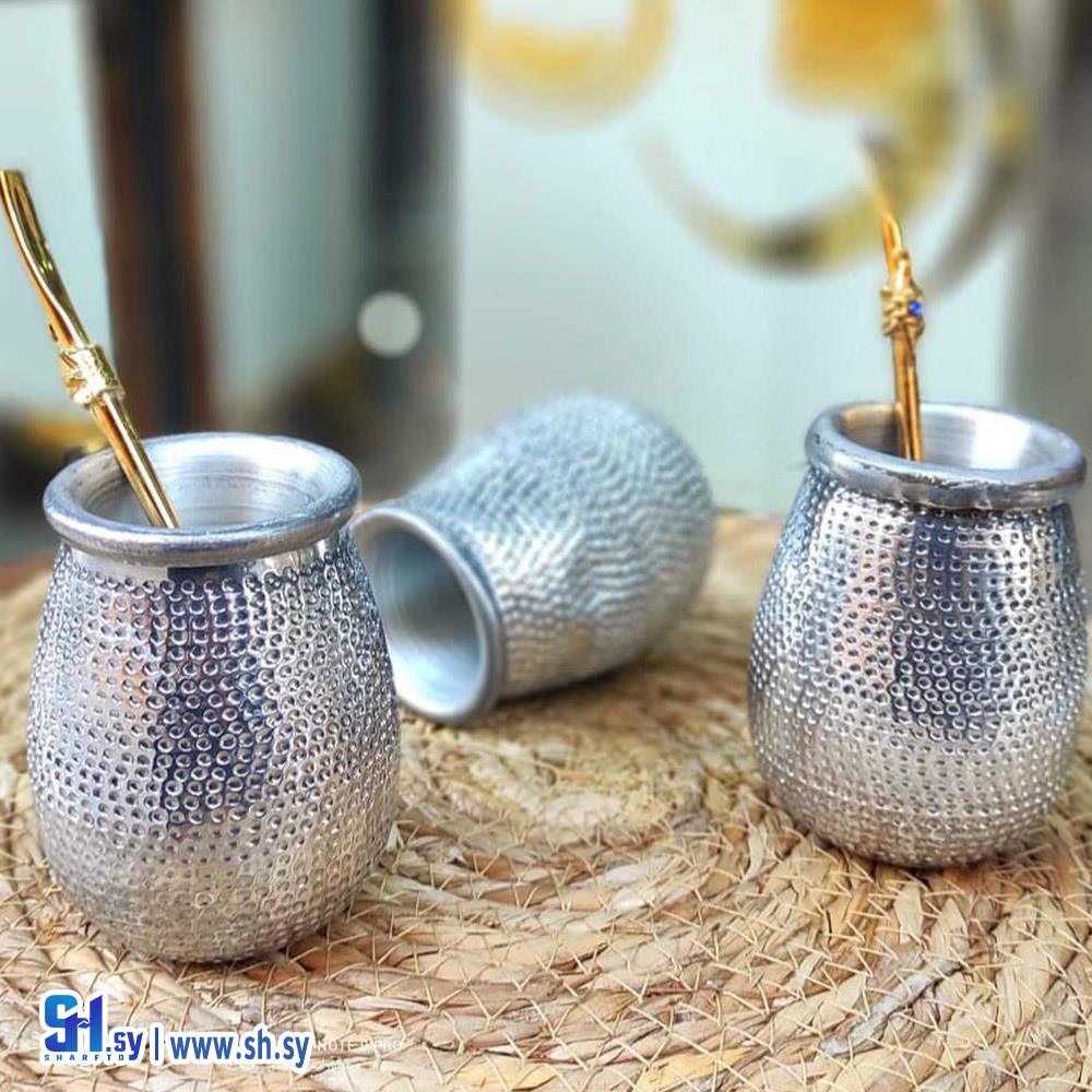 كاسات متة ستاليس 7 (النجار وعقاد لتجارة الأدوات المنزلية)