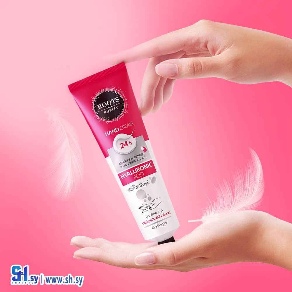 كريم الأيدي بخلاصة الهيالورونيك أسيد (Roots Purity)