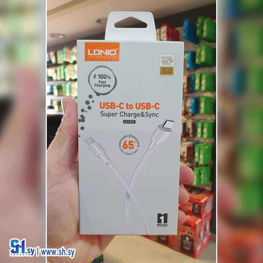 وصلة شحن LDNIO LC121C (MEGA TRON)