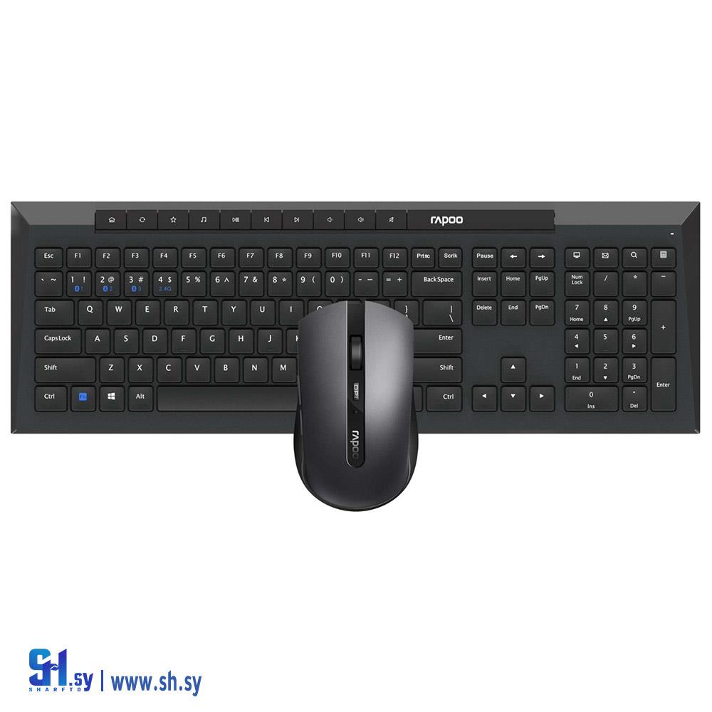 RAPOO 8210Mكيبورد + ماوس (4Technology)
