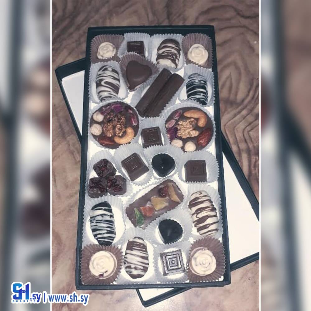 شوكولا علبة مشكلة (Choco tulip)