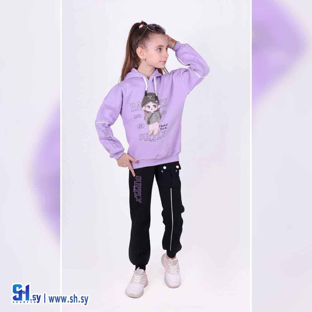 بيجامة بناتي موديل 1022 (بي بي M H)