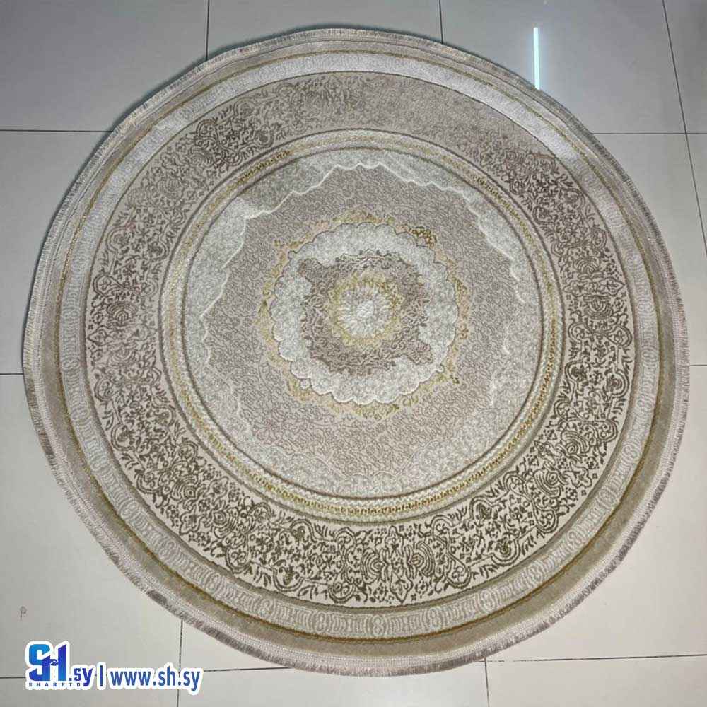 سجادة فرو دائرية موديل 4 (مجد تكس للأدوات المنزلية)