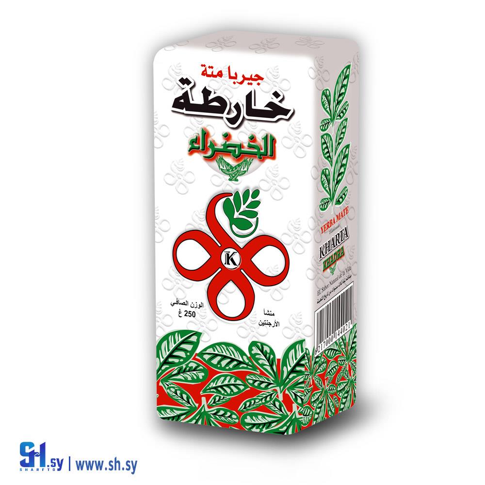 متة خارطة الخضراء 250غ (كبور)