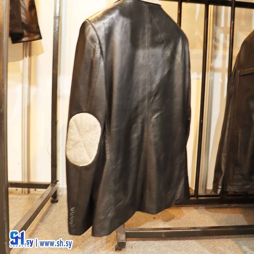 سترة رجالي جلد موديل رسمي (RASSOUL LEATHER)