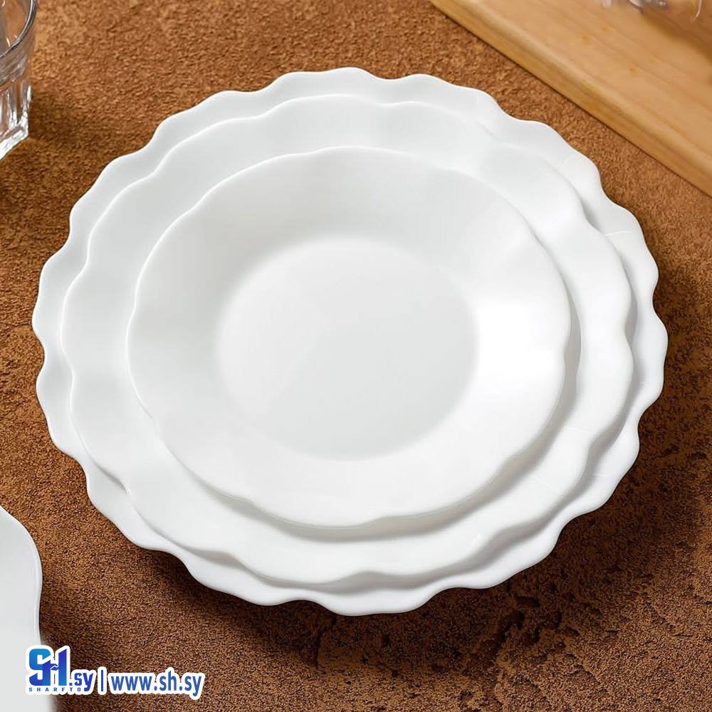 صحن أبيض سادة ARCOPAL (المركز التجاري الصيني)