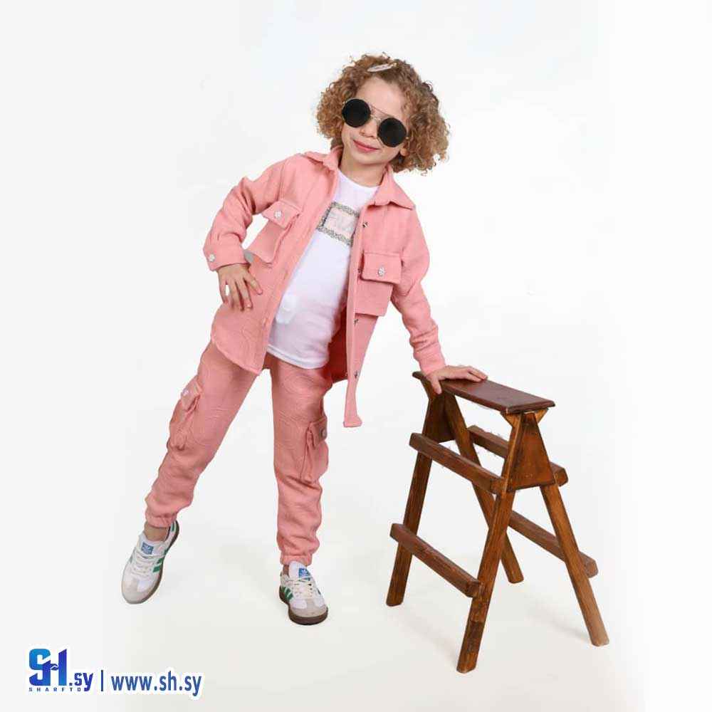 بيجامة بناتي موديل 5854 (زمار مود)