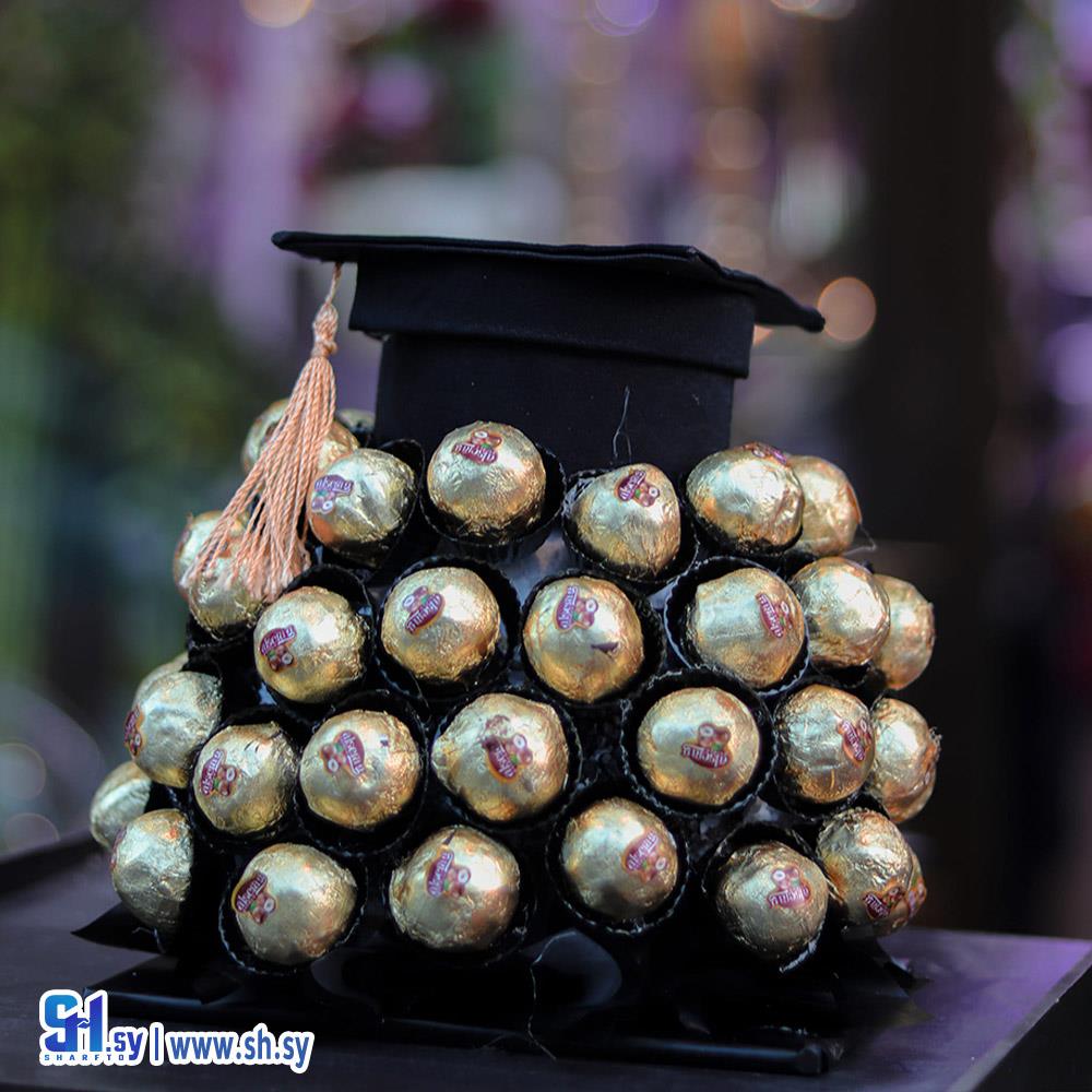 تزيين باقات  تخرج (أزهار الوروس)