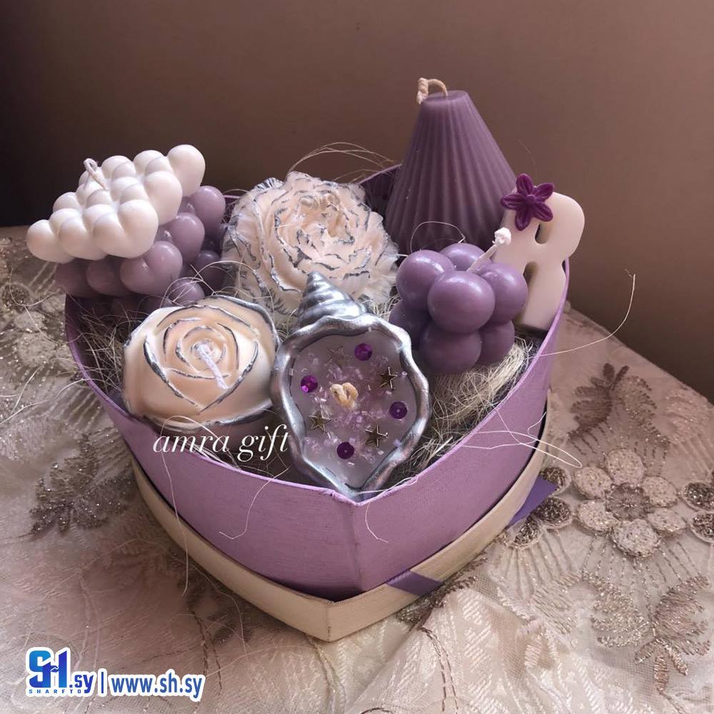 بوكس شمع معطر 2   (Amra Gift)