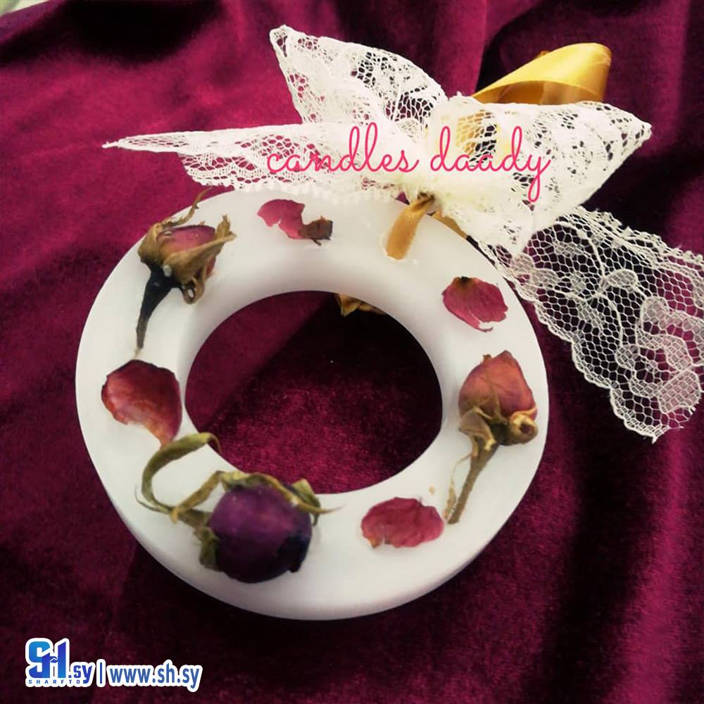 شموع معطرة دائرة مفرغة (DJ)