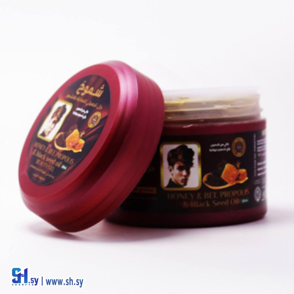 جل الشعر بخلاصة حبة البركة والعسل (شموخ حلب)