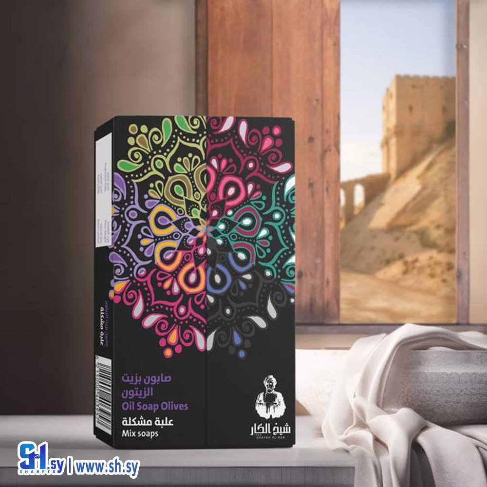 صابون علبة مشكلة (مؤسسة العود و العنبر التجارية (شيخ الكار))