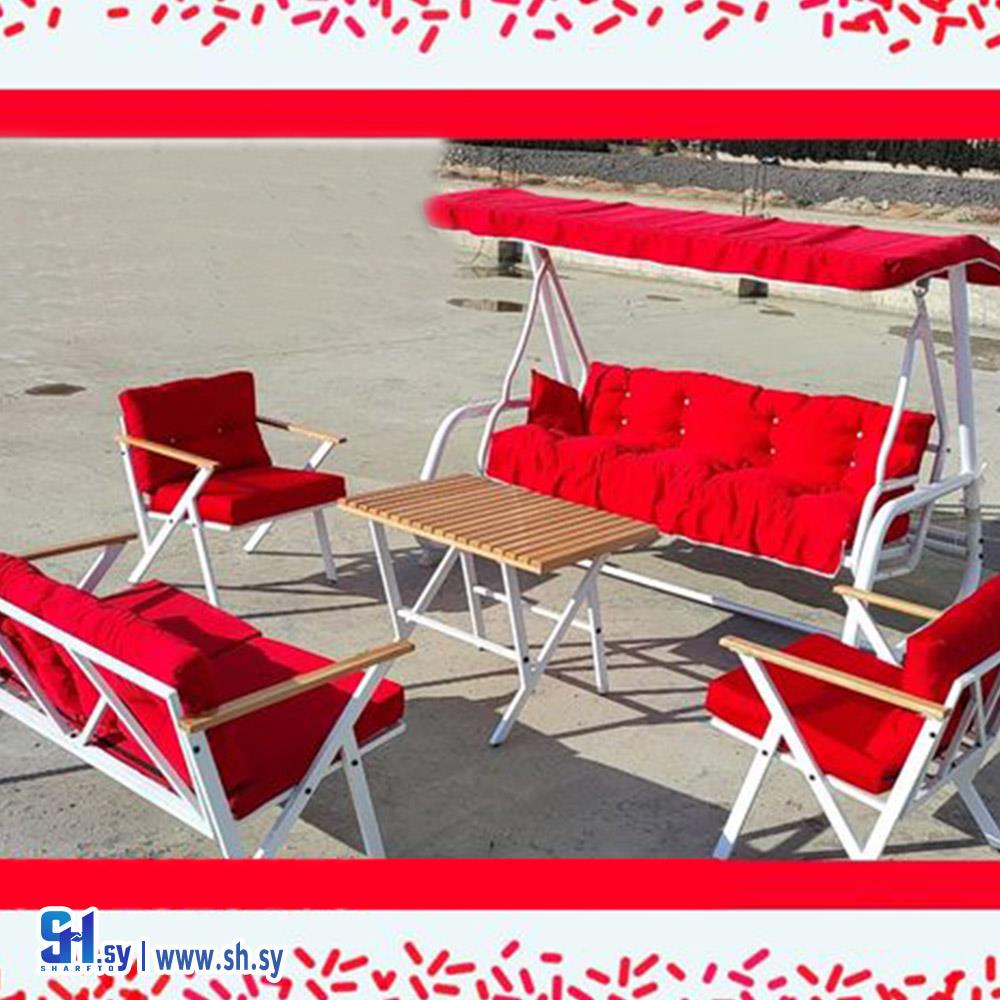 طقم مفروشات مع مرجوحة 1 (مفروشات الطير)