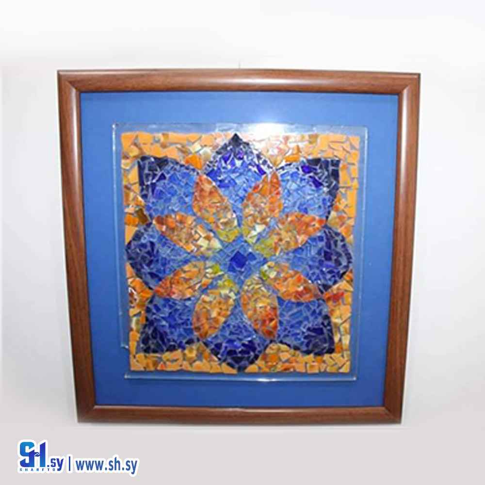 لوحة زخارف نباتية (نجوى الشريف)