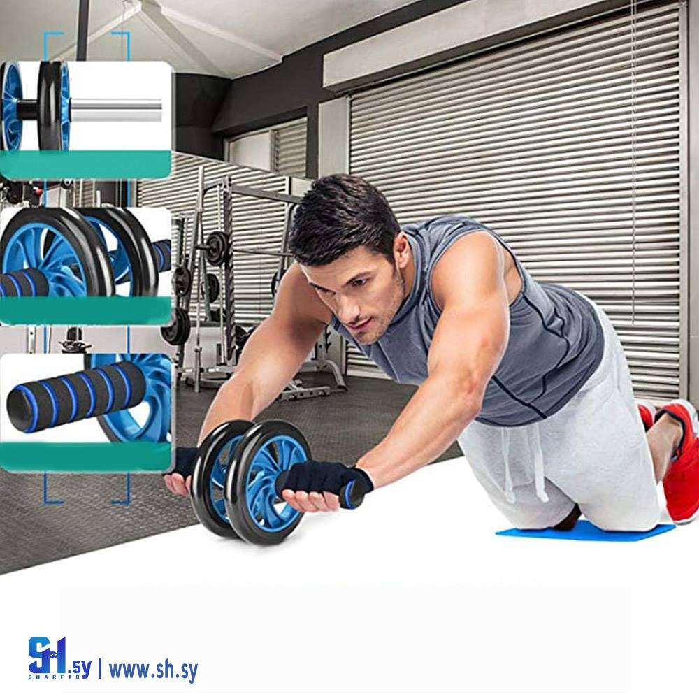 اداة نحت عضلات البطن مزدوجة العجلات  (حمشو للأجهزة الرياضية)