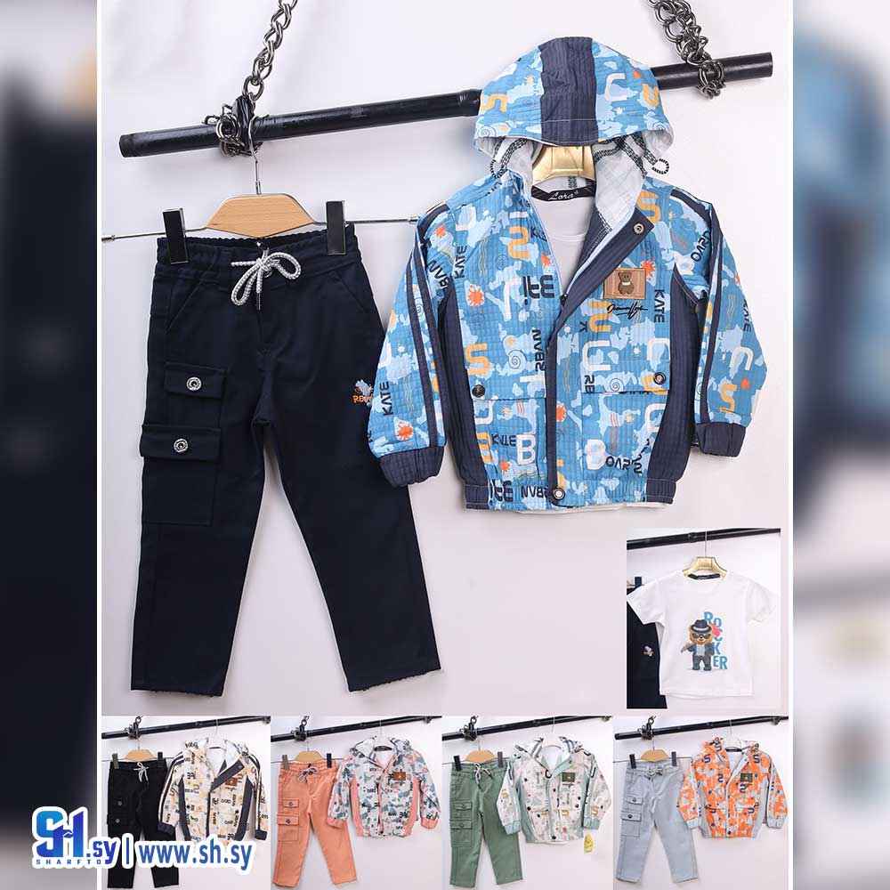 طقم صبياني موديل 3102 (بي بي MH)