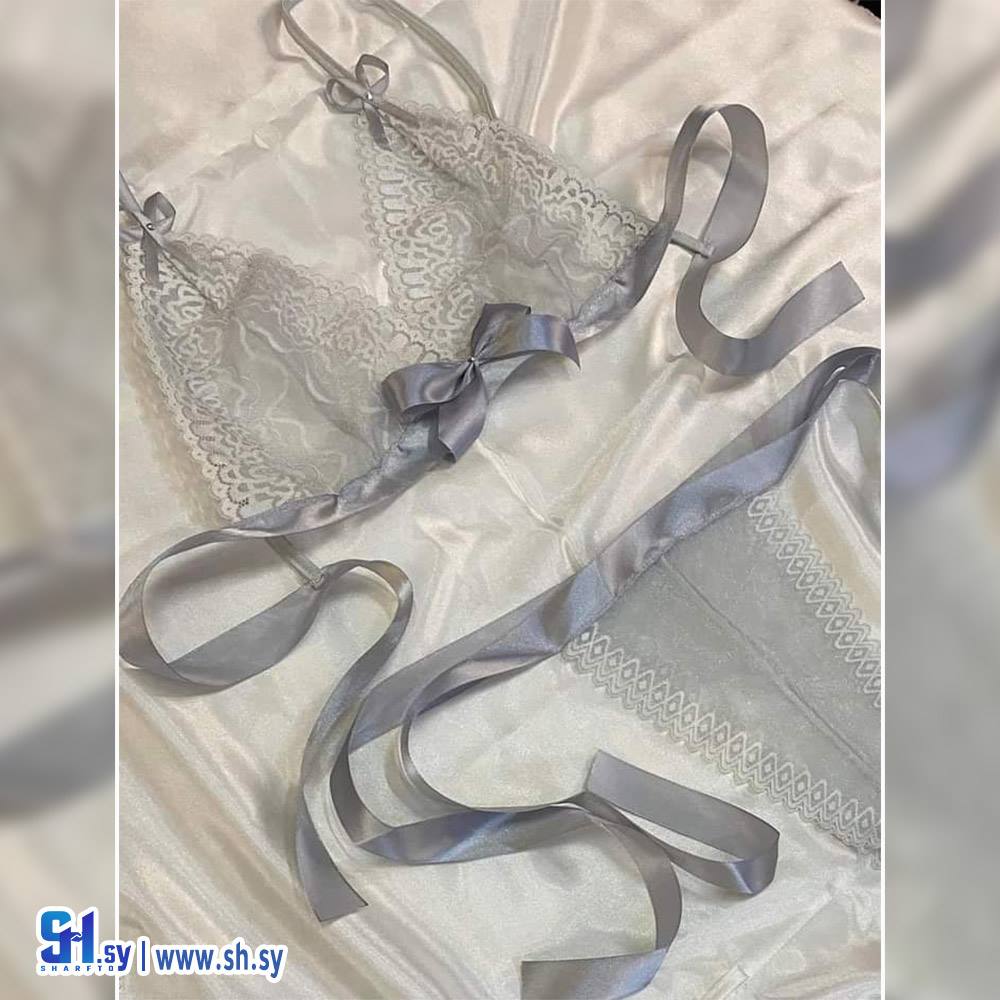 طقم ربط ريبان دانتيل (معرض هشام)
